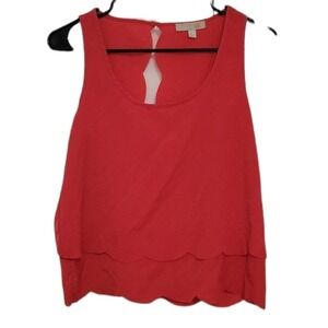 GB Pink Sleeveless Blouse Top Women's S